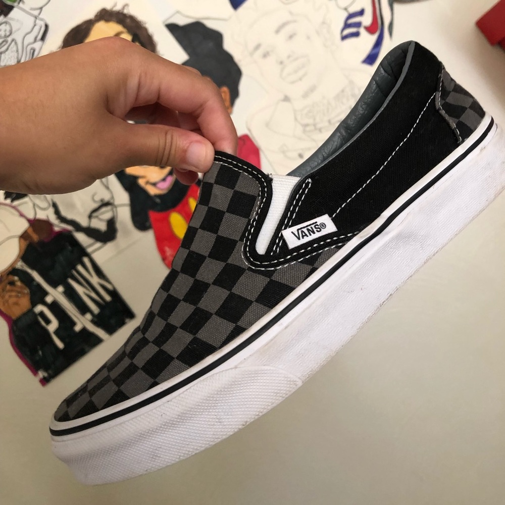 Checkerboard Vans⬛️⬜️